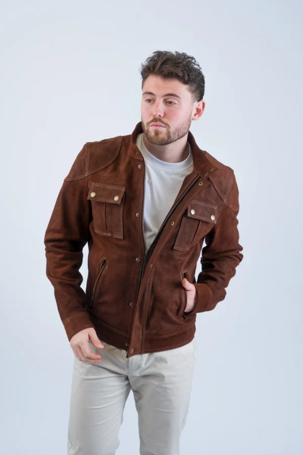 The Rebel Suede Leather Jacket For Men
