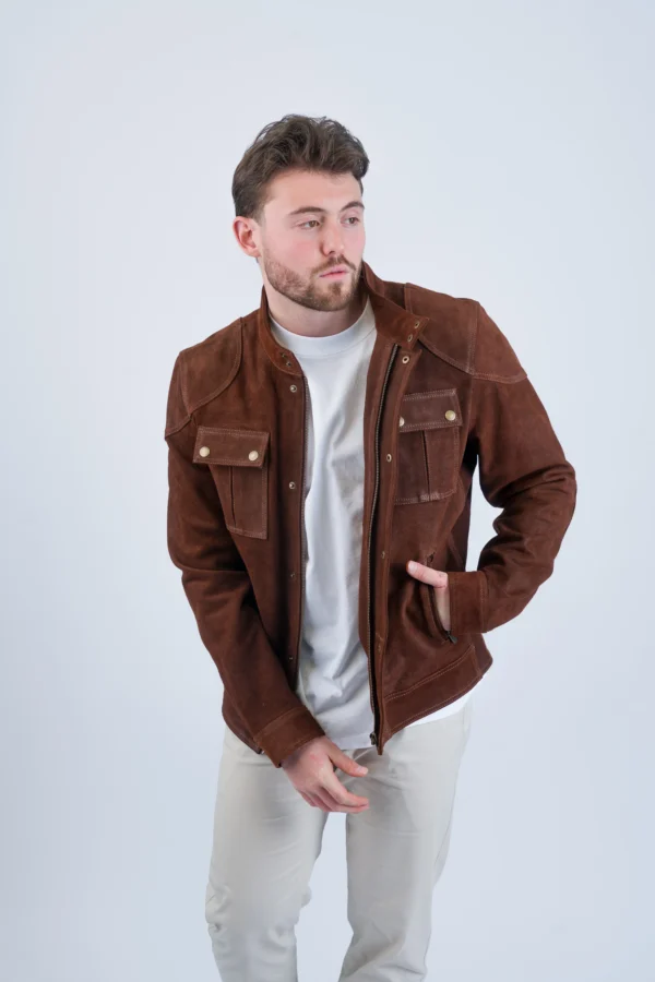 The Rebel Suede Leather Jacket For Men