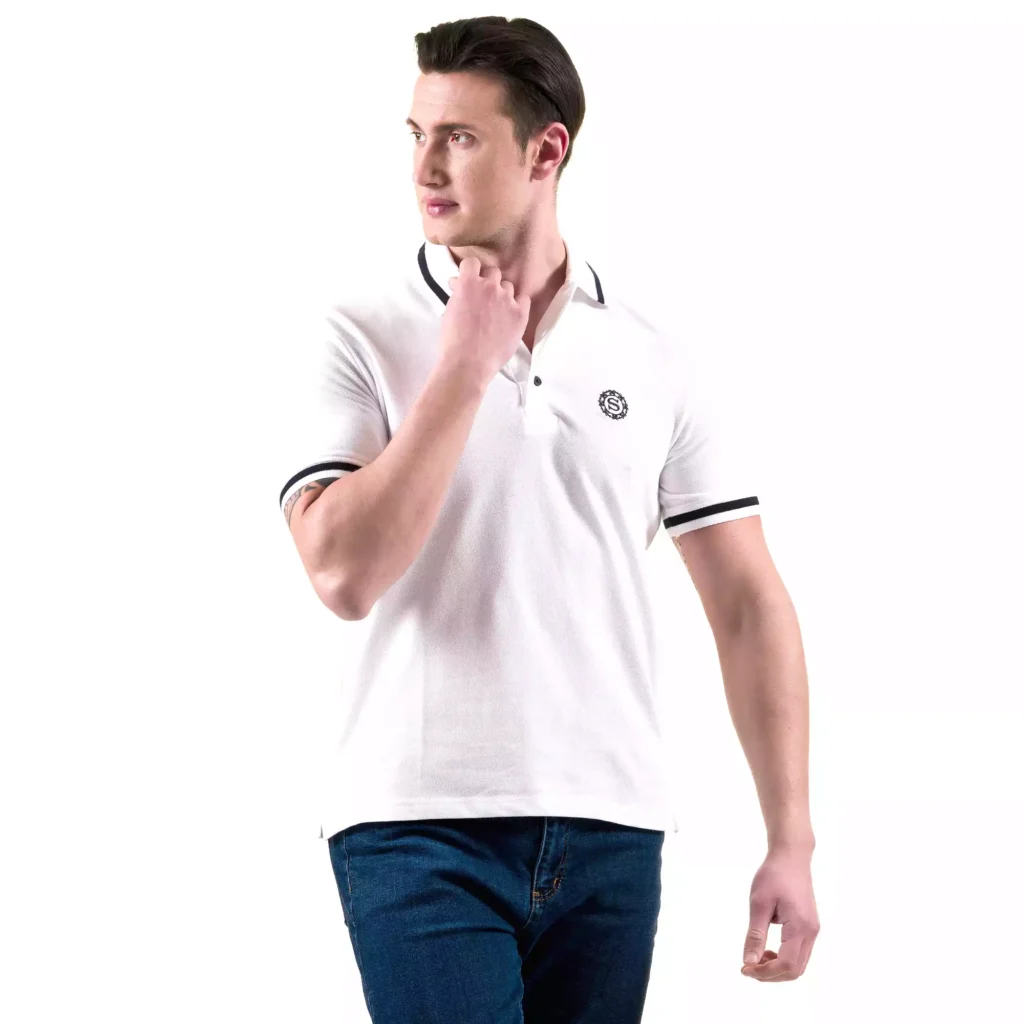 White Polo T-Shirt