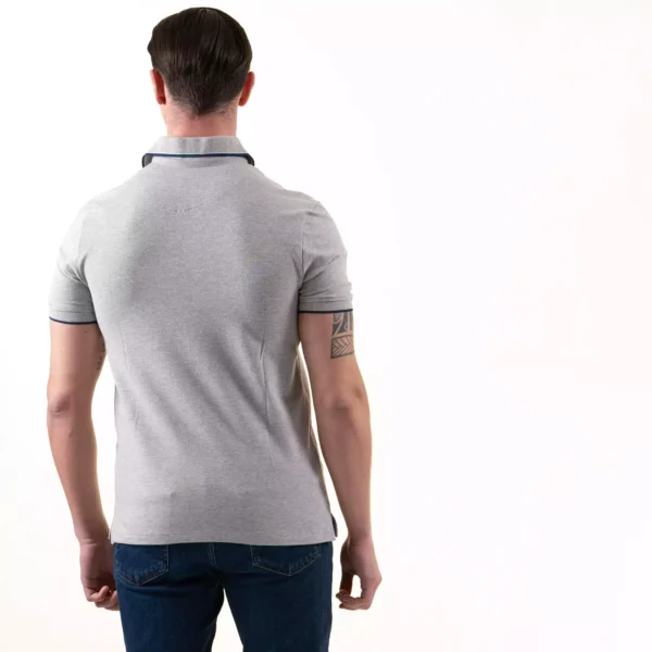 Elegant-Grey-Polo-T-Shirt-back