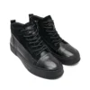 Black Suede Sneakers front