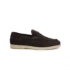 Suede loafers brown