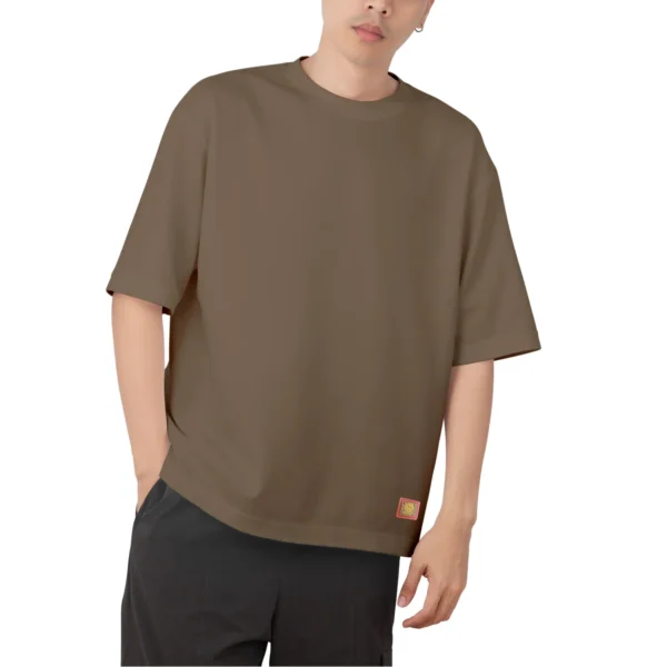 Brown Oversized T-Shirt 2