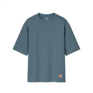 Indigo Blue Oversized T Shirt