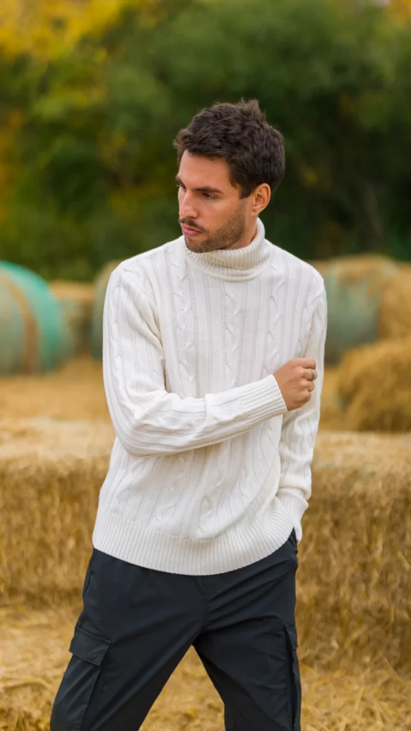 White Knit Sweater