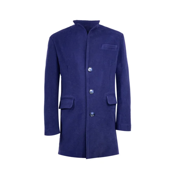 Blue Wool Coat