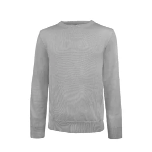 Grey Merino Wool and Cashmere Sweater