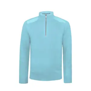 Sky Blue Half Zip Sweater