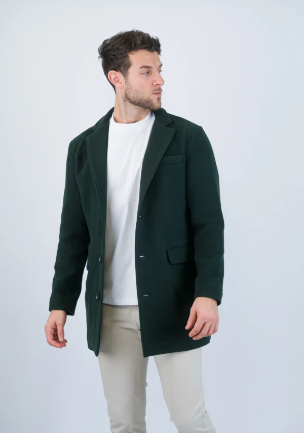 Green Trench coat for men