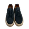 blue low sneakers for men leather shoes