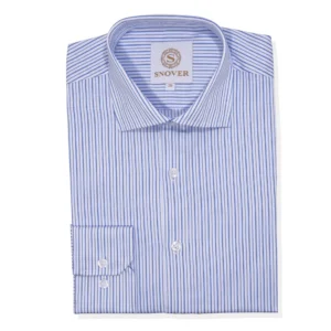Men's Blue Striped Shirt