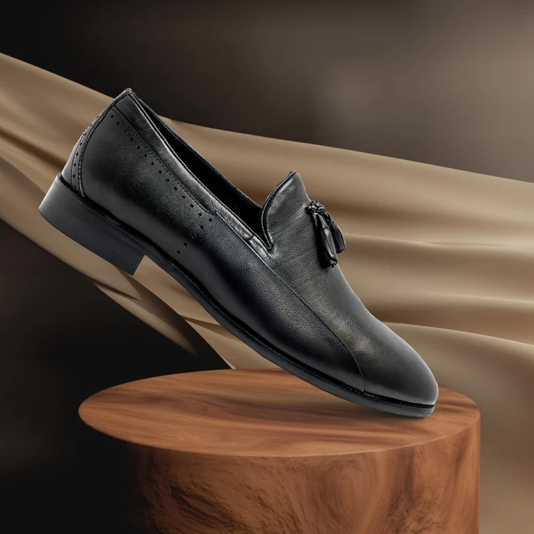 Stylish black color shoe