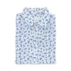 Snover Blue Floral Print Shirt