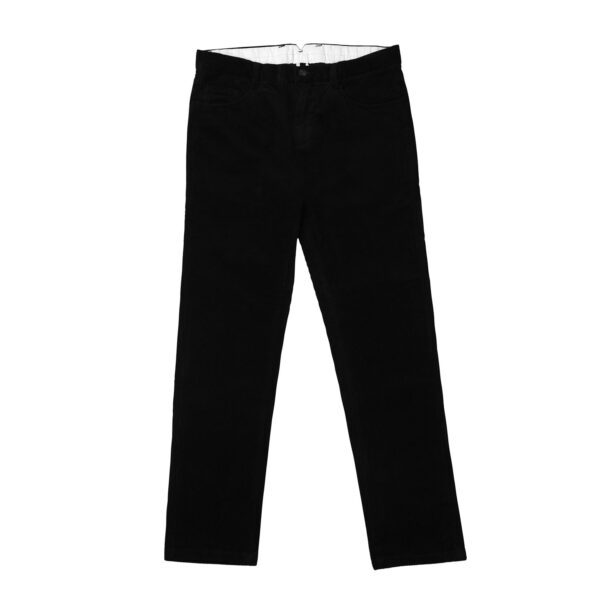 Black Corduroy Chino Pant