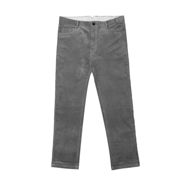 Grey Corduroy Chino Pant