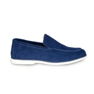 Blue Suede Loafer