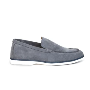 Light Blue Suede Loafer