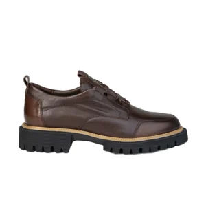 Rugged Brown Chunky Sole Derby Shoe