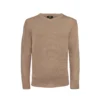 Beige V-Neck Sweater